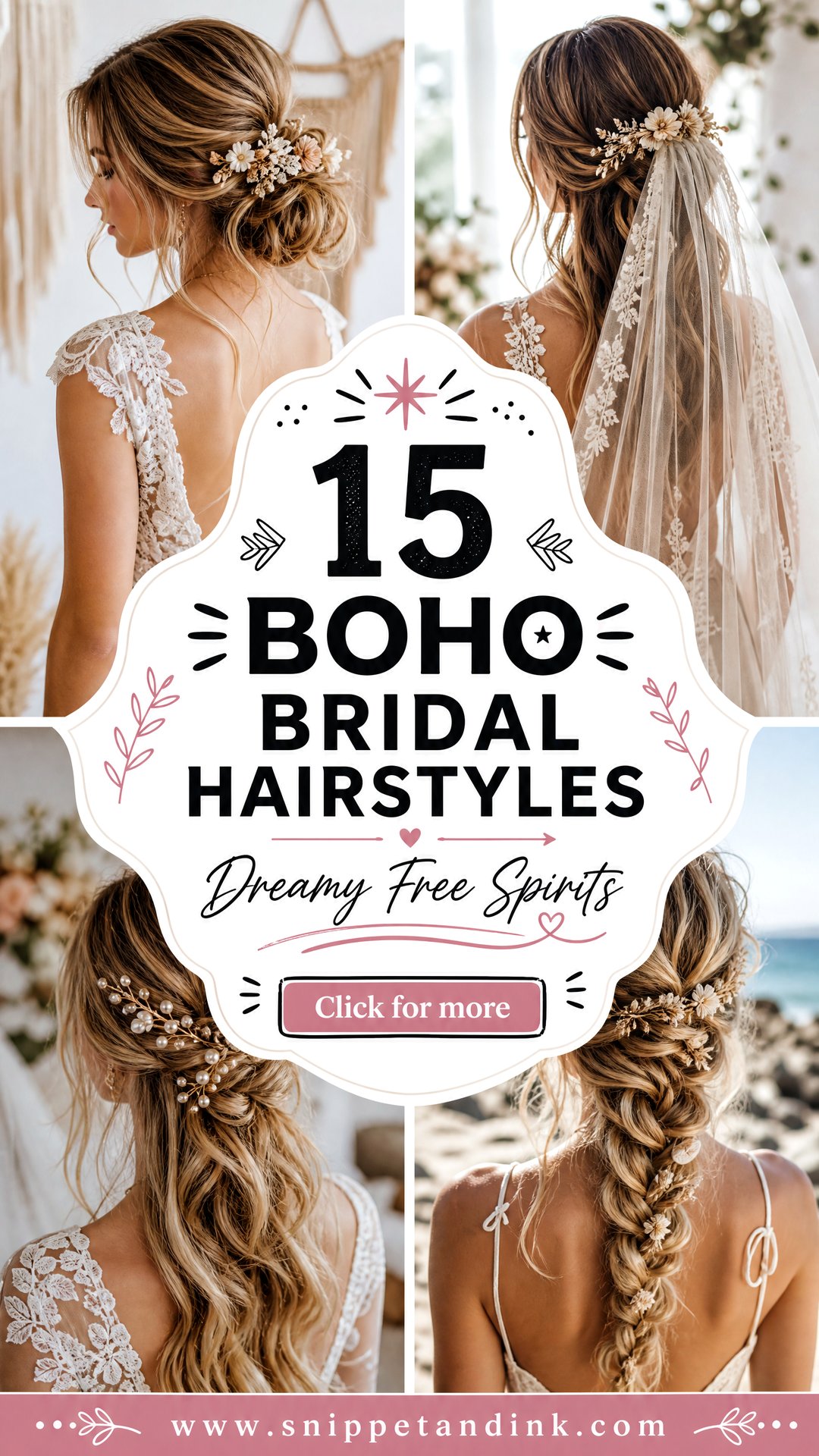 15 Boho Bridal Hairstyles Dreamy Looks for Free Spirits - 15 Boho Bridal Hairstyles: Dreamy Looks for Free Spirits