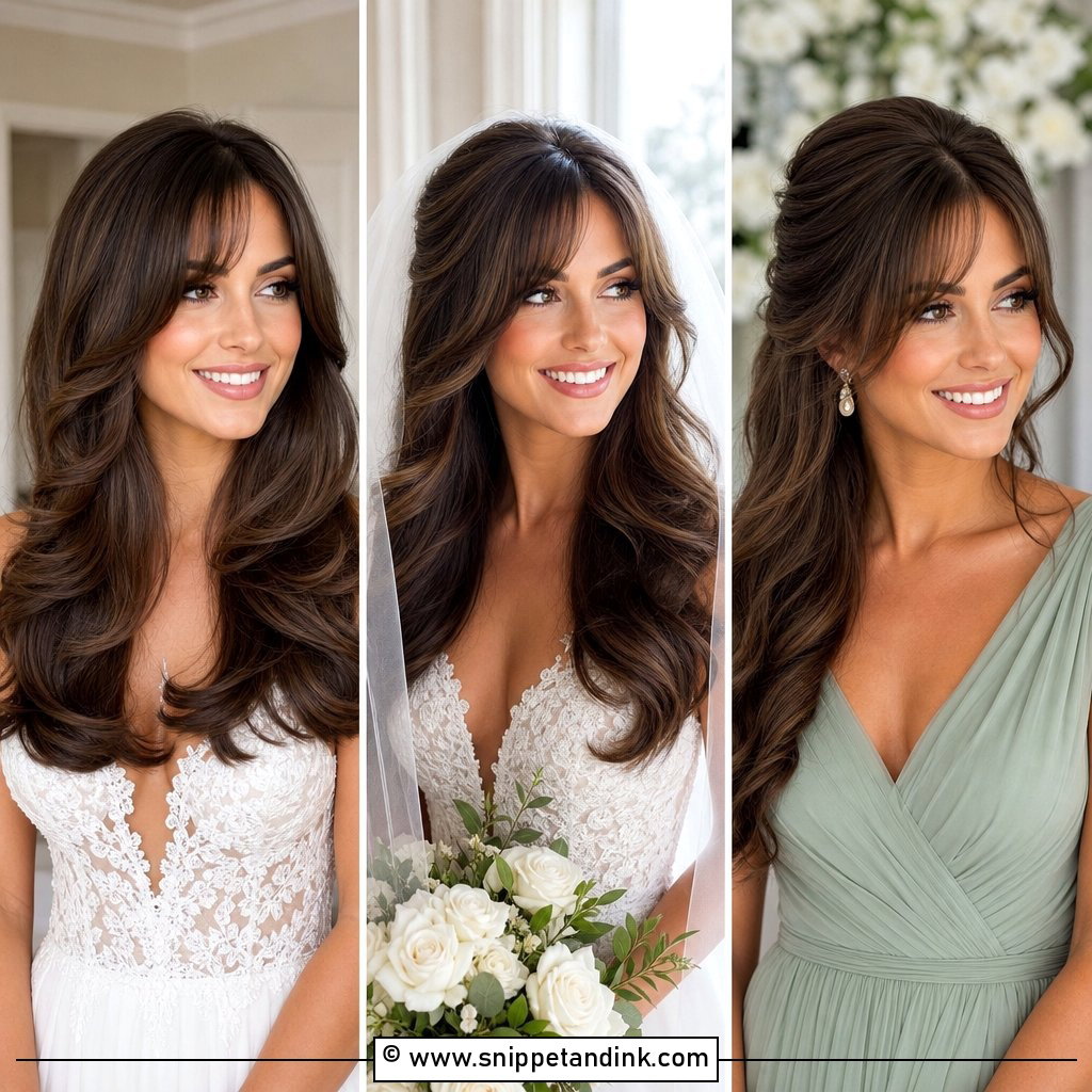 15 Bouncy Blow Dry Wedding Hair Ideas Soft Glam for Brides