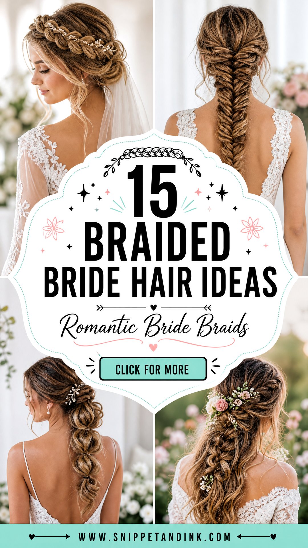 15 Braided Bride Hair Ideas Romantic Looks for Your Day - 15 Braided Bride Hair Ideas: Romantic Looks for Your Day