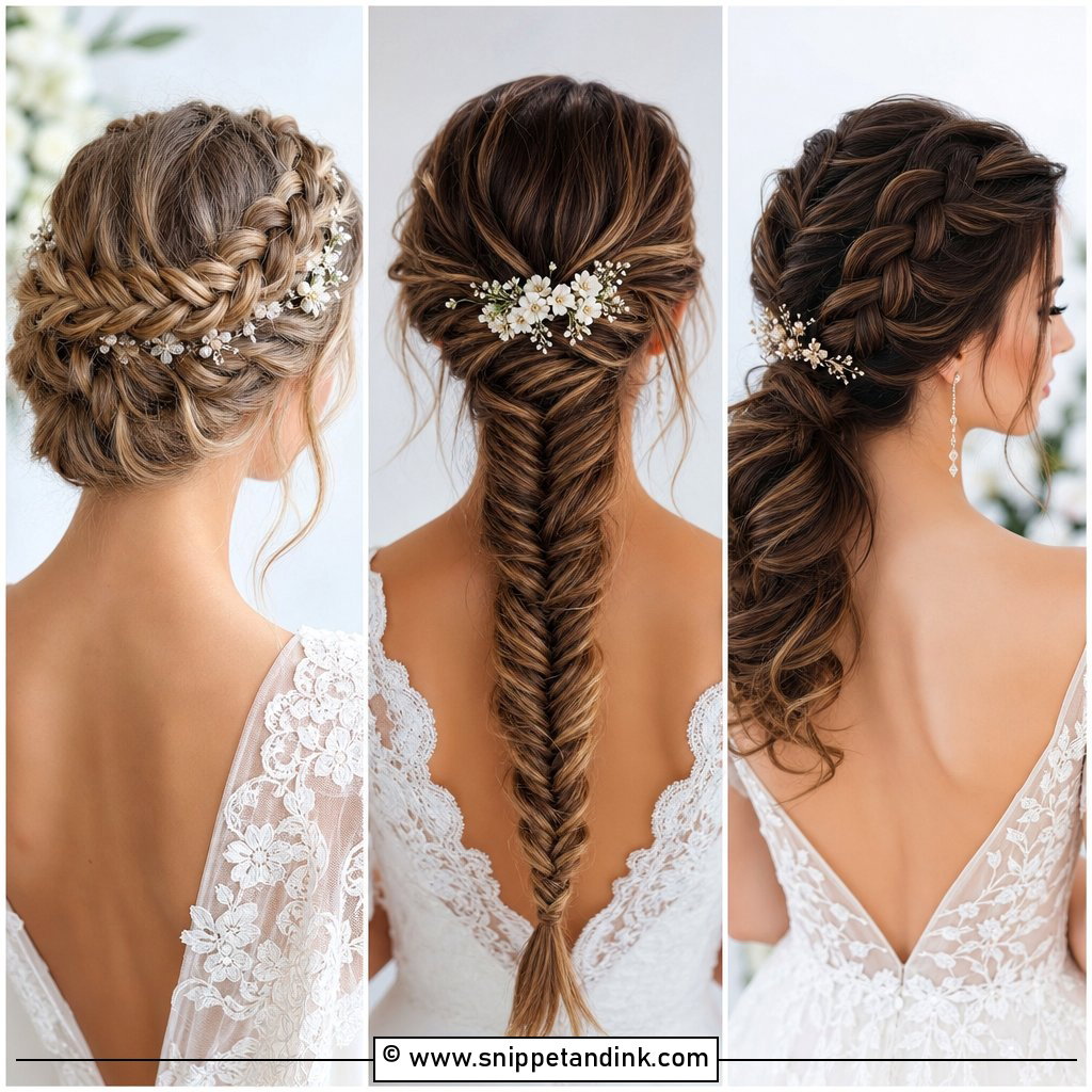 15 Braided Bride Hair Ideas Romantic Looks for Your Day
