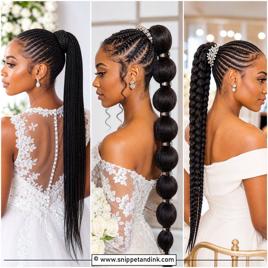 15 Braided Ponytail Hairstyles Wedding Sleek Bridal Ideas