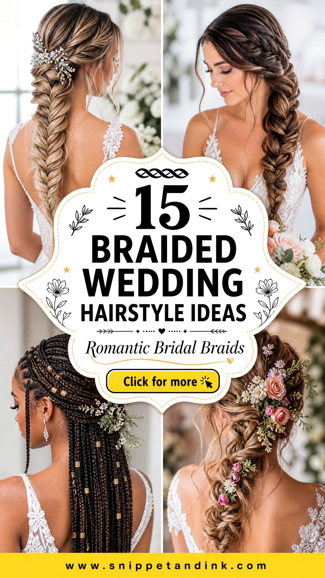 15 Braided Wedding Hairstyle Ideas Romantic Bridal Looks - 15 Braided Wedding Hairstyle Ideas: Romantic Bridal Looks