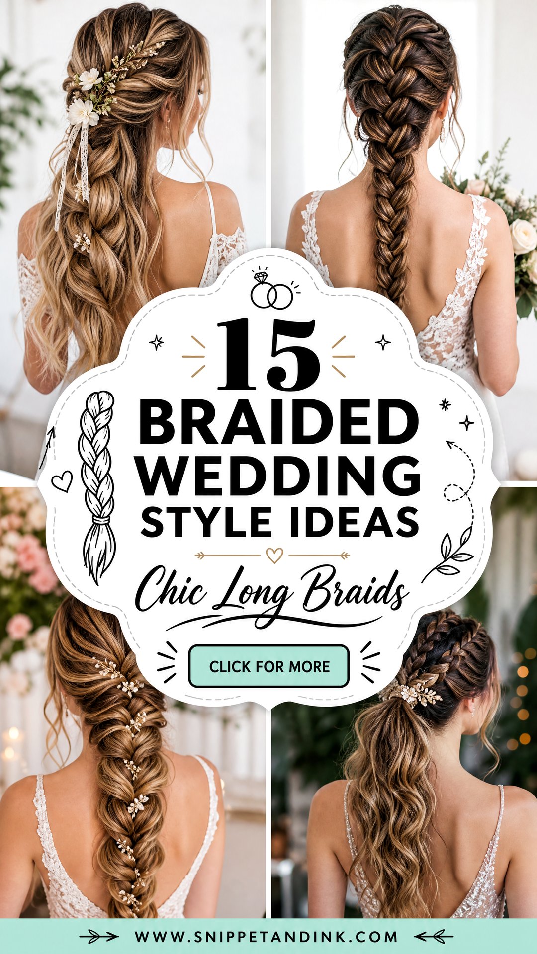 15 Braided Wedding Style Ideas Hairstyles for Long Hair Chic - 15 Braided Wedding Style Ideas Hairstyles for Long Hair: Chic