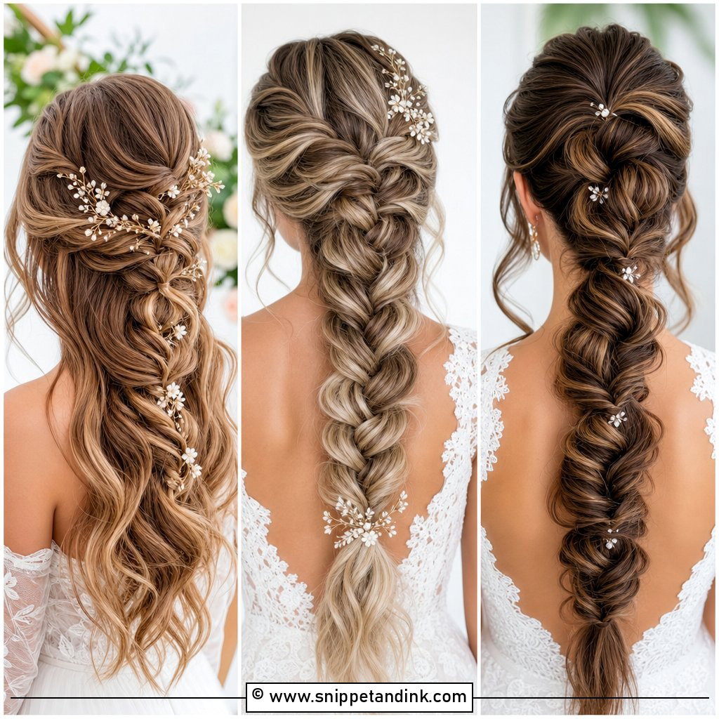 15 Braided Wedding Style Ideas Hairstyles for Long Hair Chic