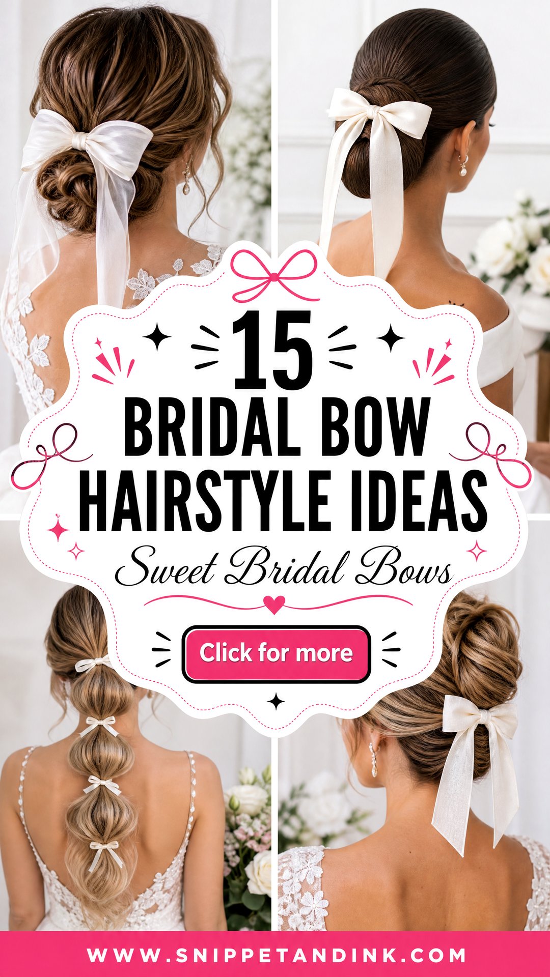 15 Bridal Bow Hairstyle Ideas Sweet Looks for Modern Brides - 15 Bridal Bow Hairstyle Ideas: Sweet Looks for Modern Brides