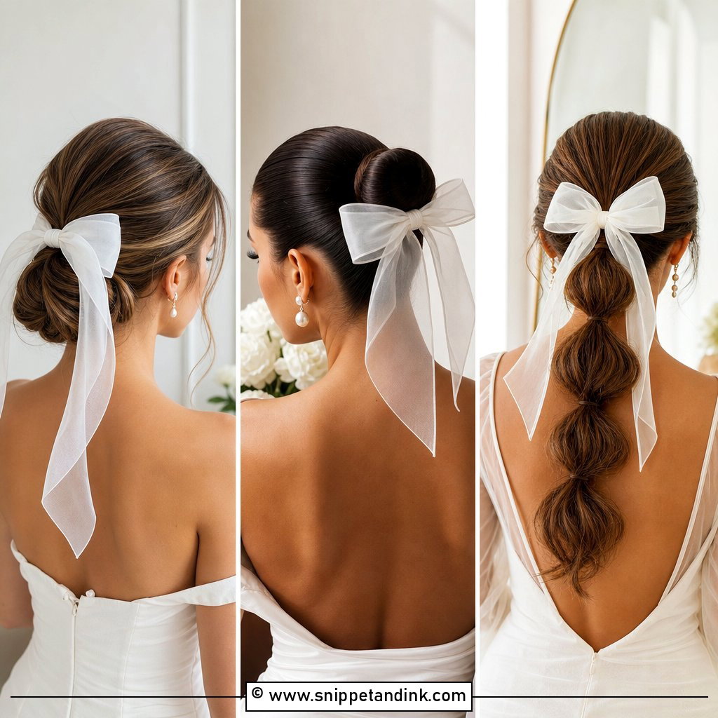 15 Bridal Bow Hairstyle Ideas Sweet Looks for Modern Brides