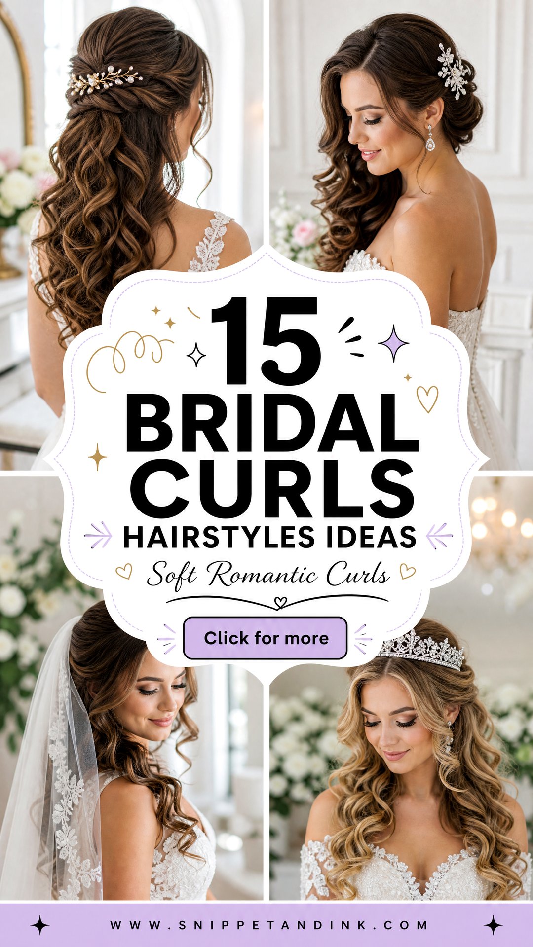 15 Bridal Curls Hairstyles Soft Romantic Ideas for Brides - 15 Bridal Curls Hairstyles: Soft Romantic Ideas for Brides