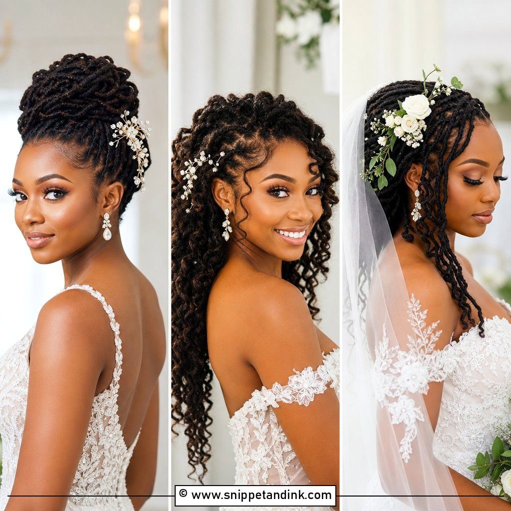 15 Bridal Dreadlocks Hairstyles Black Women Chic Bridal Looks