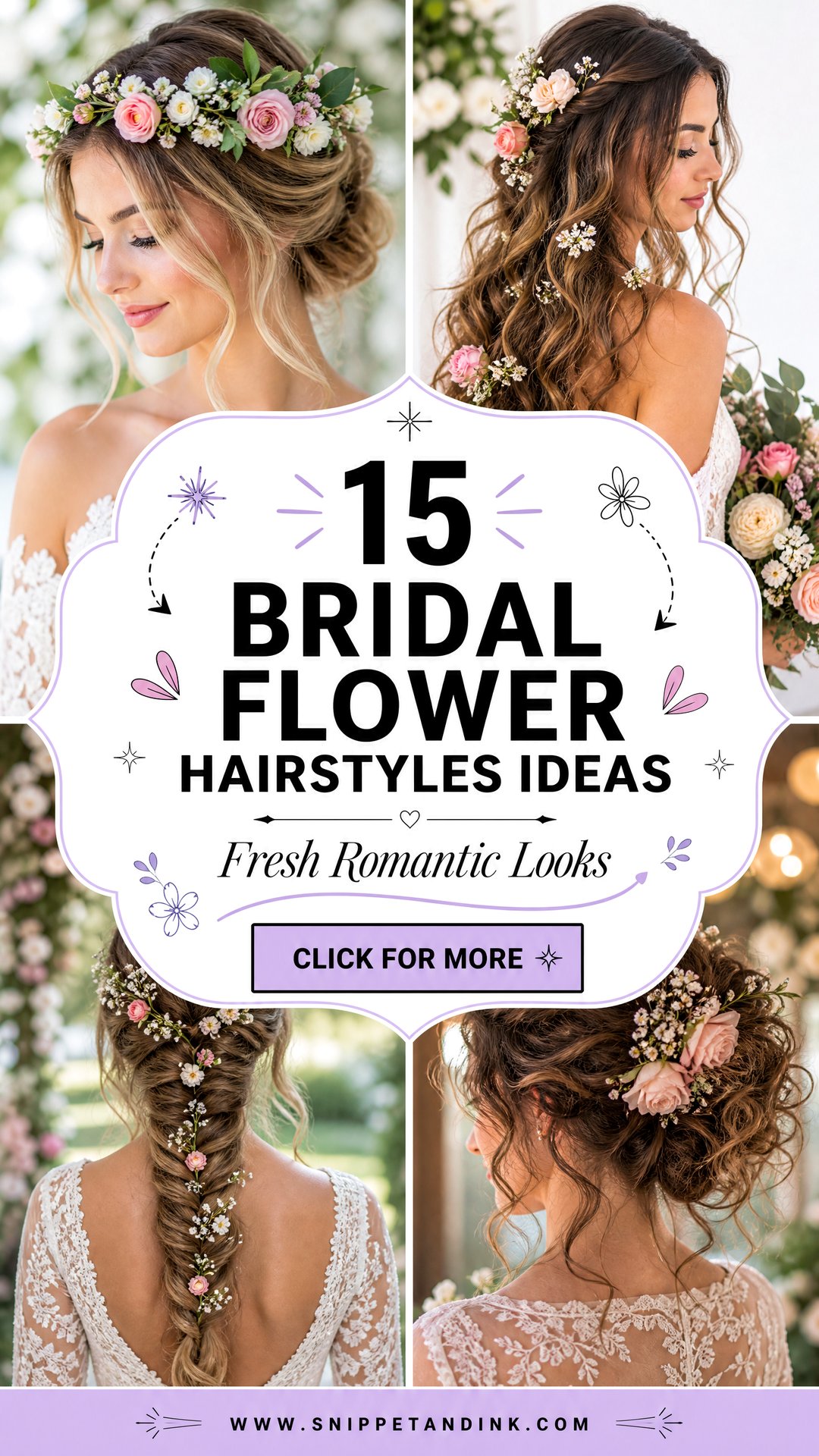 15 Bridal Flower Hairstyles Fresh Romantic Looks for Brides - 15 Bridal Flower Hairstyles: Fresh Romantic Looks for Brides