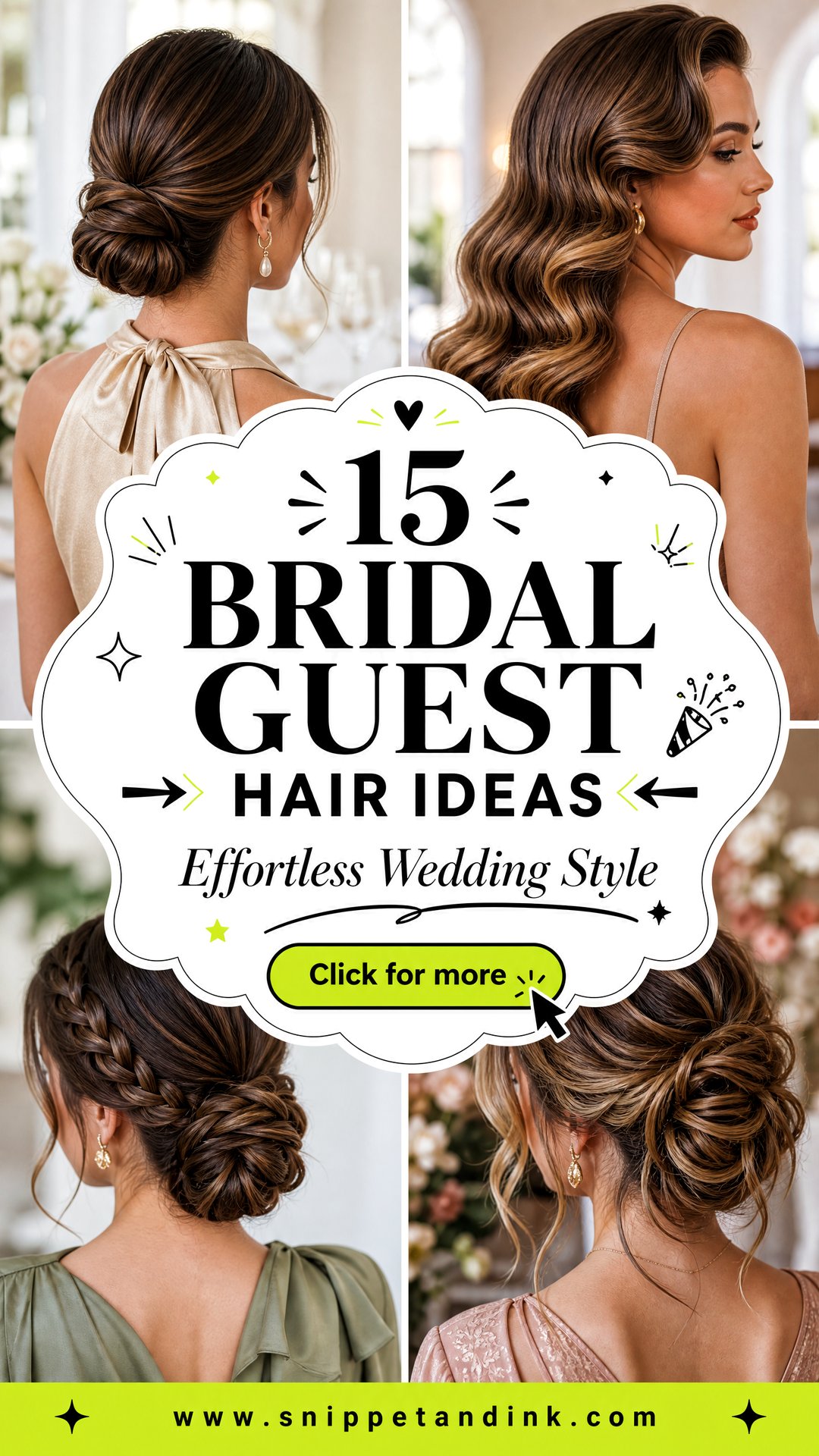 15 Bridal Guest Hair Ideas for Effortless Wedding Style - 15 Bridal Guest Hair Ideas for Effortless Wedding Style