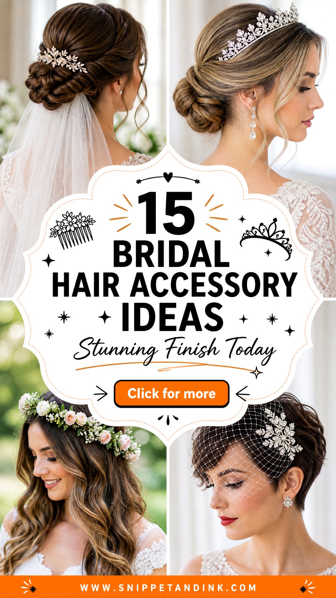15 Bridal Hair Accessory Ideas for a Stunning Finish Today - 15 Bridal Hair Accessory Ideas for a Stunning Finish Today