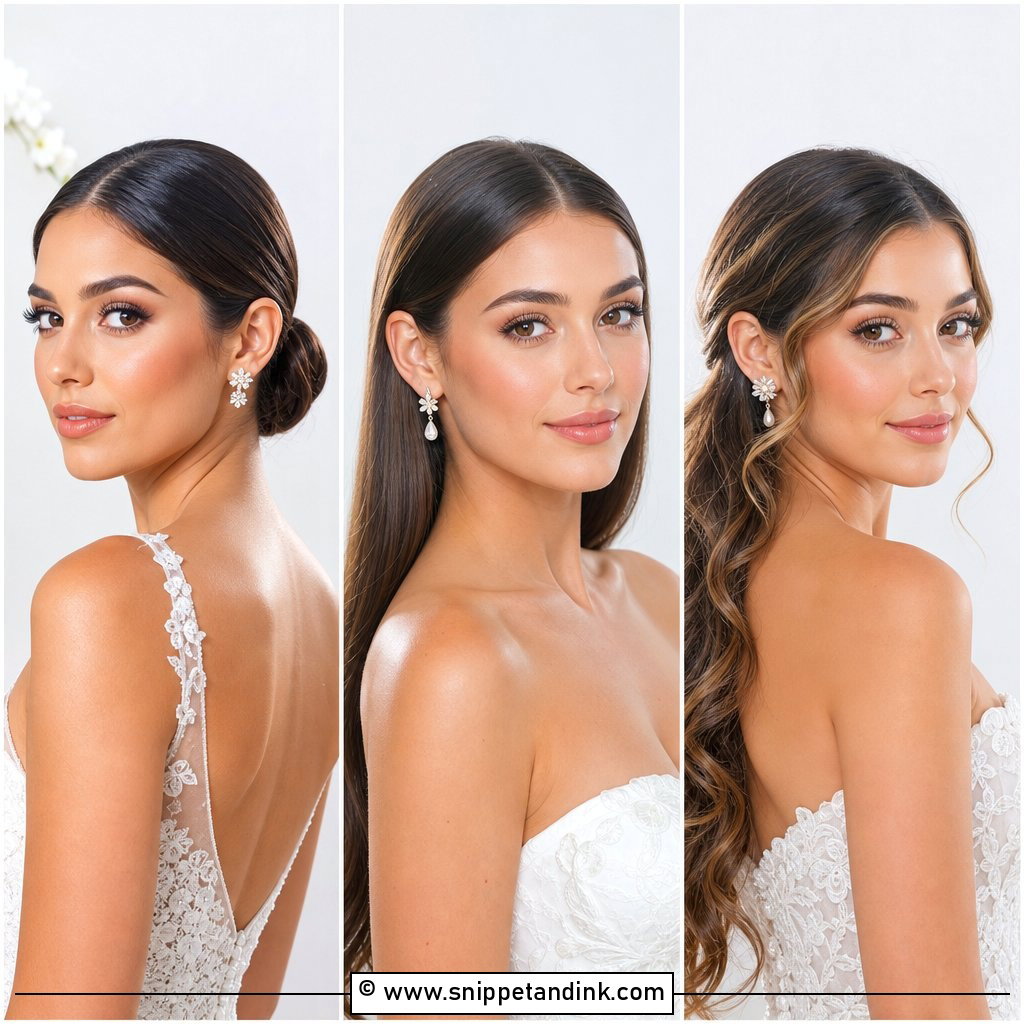 15 Bridal Hair Behind Ears Looks for Sleek Modern Brides