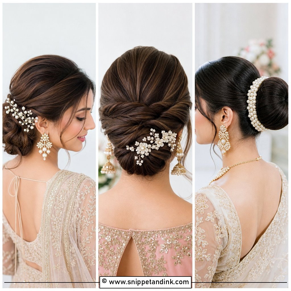 15 Bridal Hair Bun Style Ideas for Elegant Wedding Days