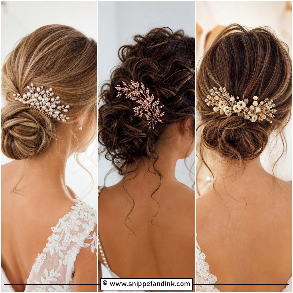 15 Bridal Hair Combs to Elevate Your Wedding Day Look