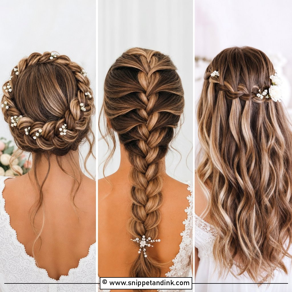 15 Bridal Hair Plait Ideas for Soft Romantic Wedding Looks