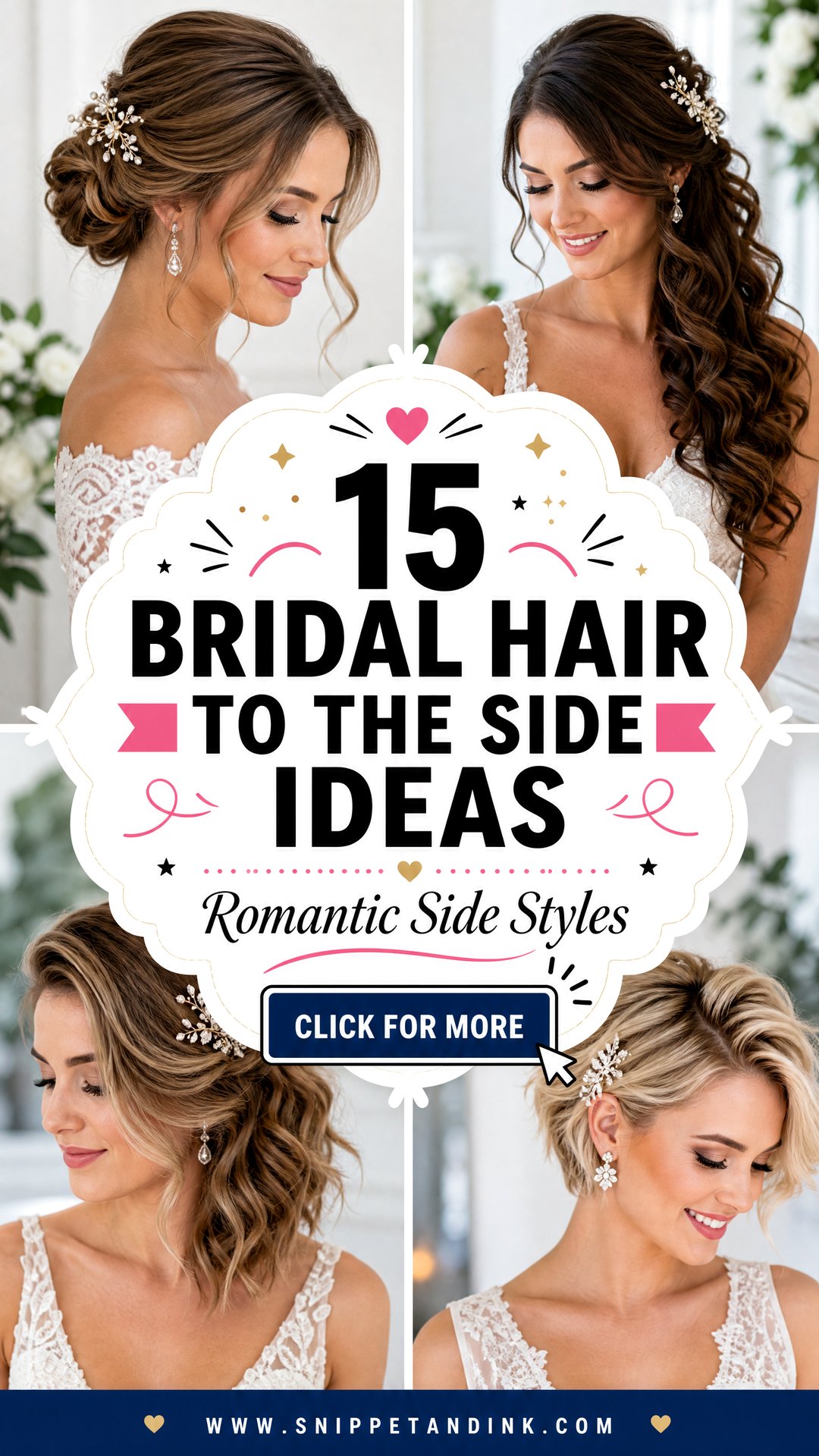 15 Bridal Hair to the Side Ideas for Romantic Brides Today - 15 Bridal Hair to the Side Ideas for Romantic Brides Today