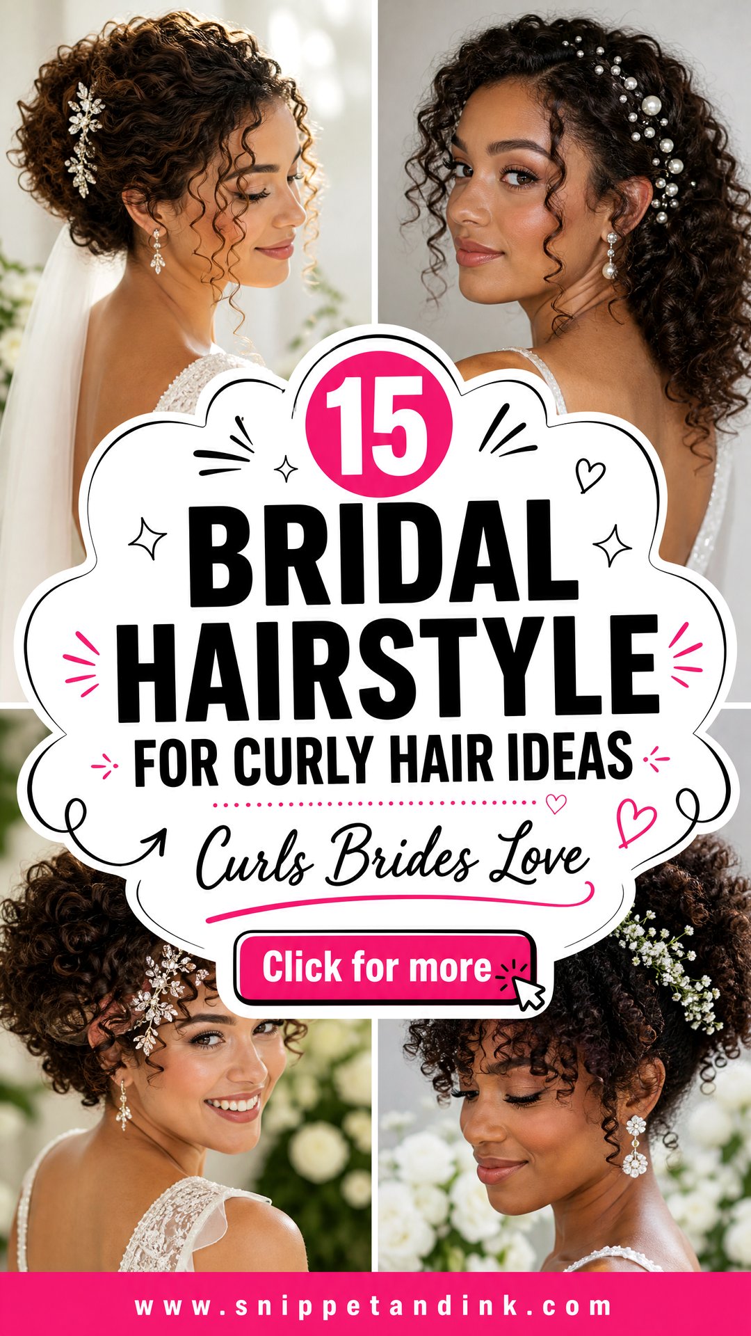 15 Bridal Hairstyle for Curly Hair Ideas Brides Will Love - 15 Bridal Hairstyle for Curly Hair Ideas Brides Will Love