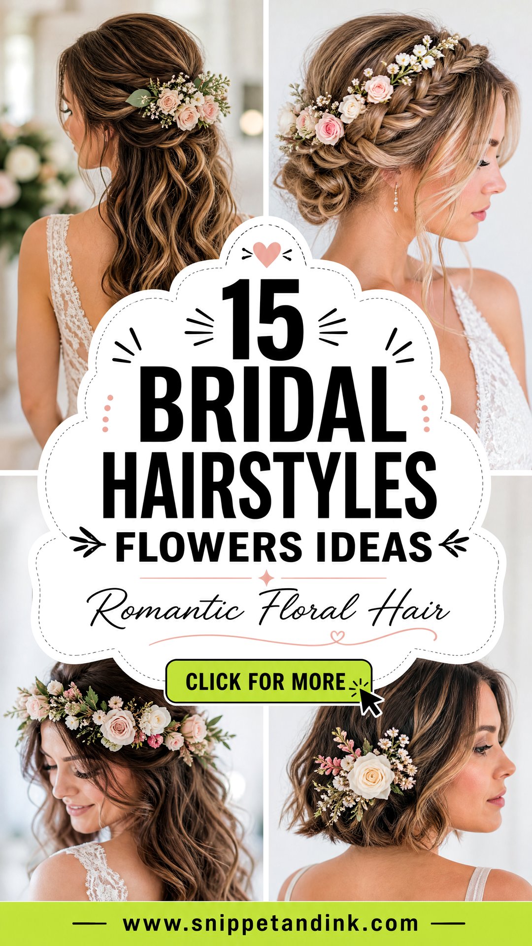 15 Bridal Hairstyles Flowers Ideas for Romantic Wedding Hair - 15 Bridal Hairstyles Flowers Ideas for Romantic Wedding Hair