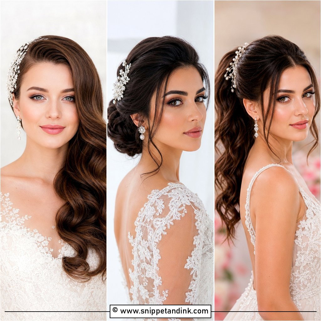 15 Bridal Hairstyles for Long Face Shapes Brides Love