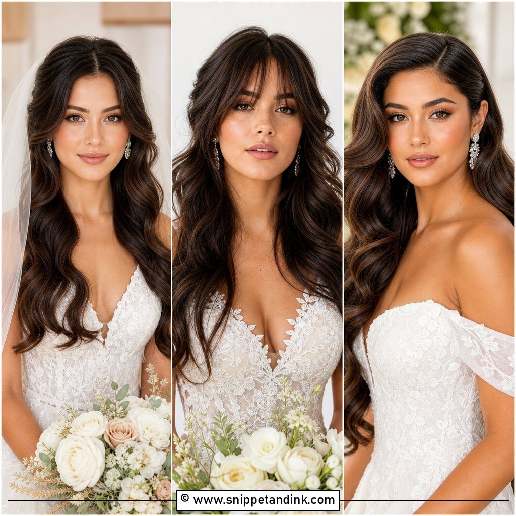 15 Bridal Hairstyles for Long Hair All Down Ideas to Love