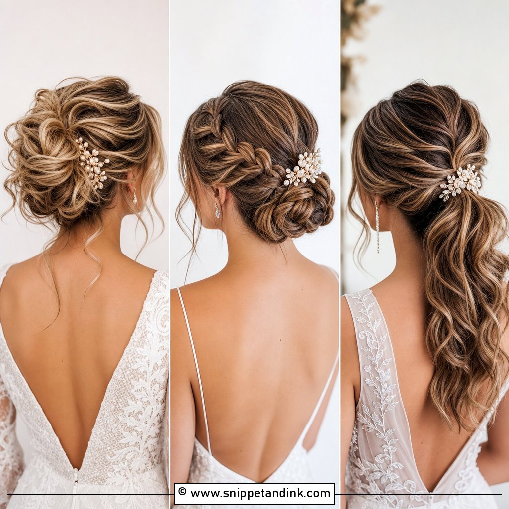 15 Bridal Hairstyles for Medium Hair That Feel Effortless