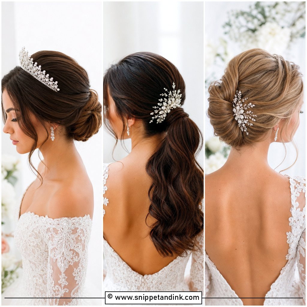 15 Bridal Hairstyles with Headpiece for Stunning Brides