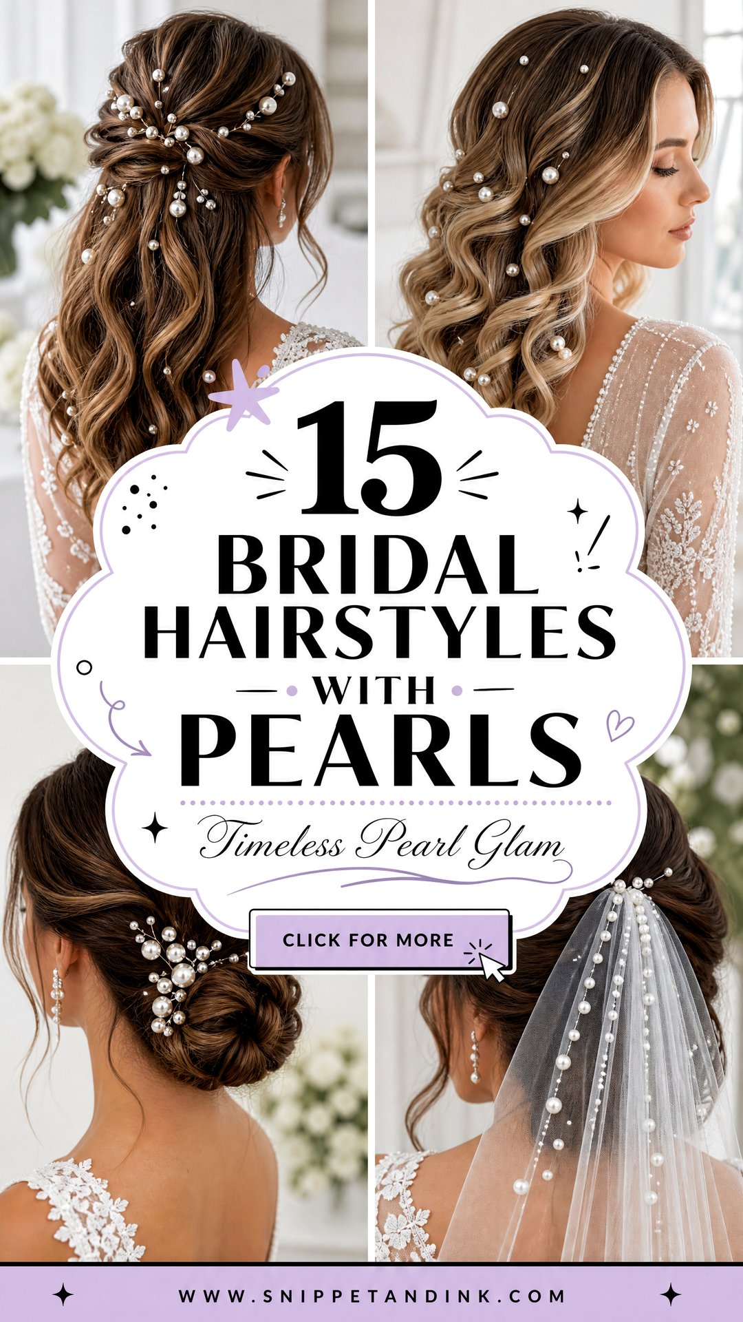 15 Bridal Hairstyles with Pearls for Timeless Wedding Glam - 15 Bridal Hairstyles with Pearls for Timeless Wedding Glam
