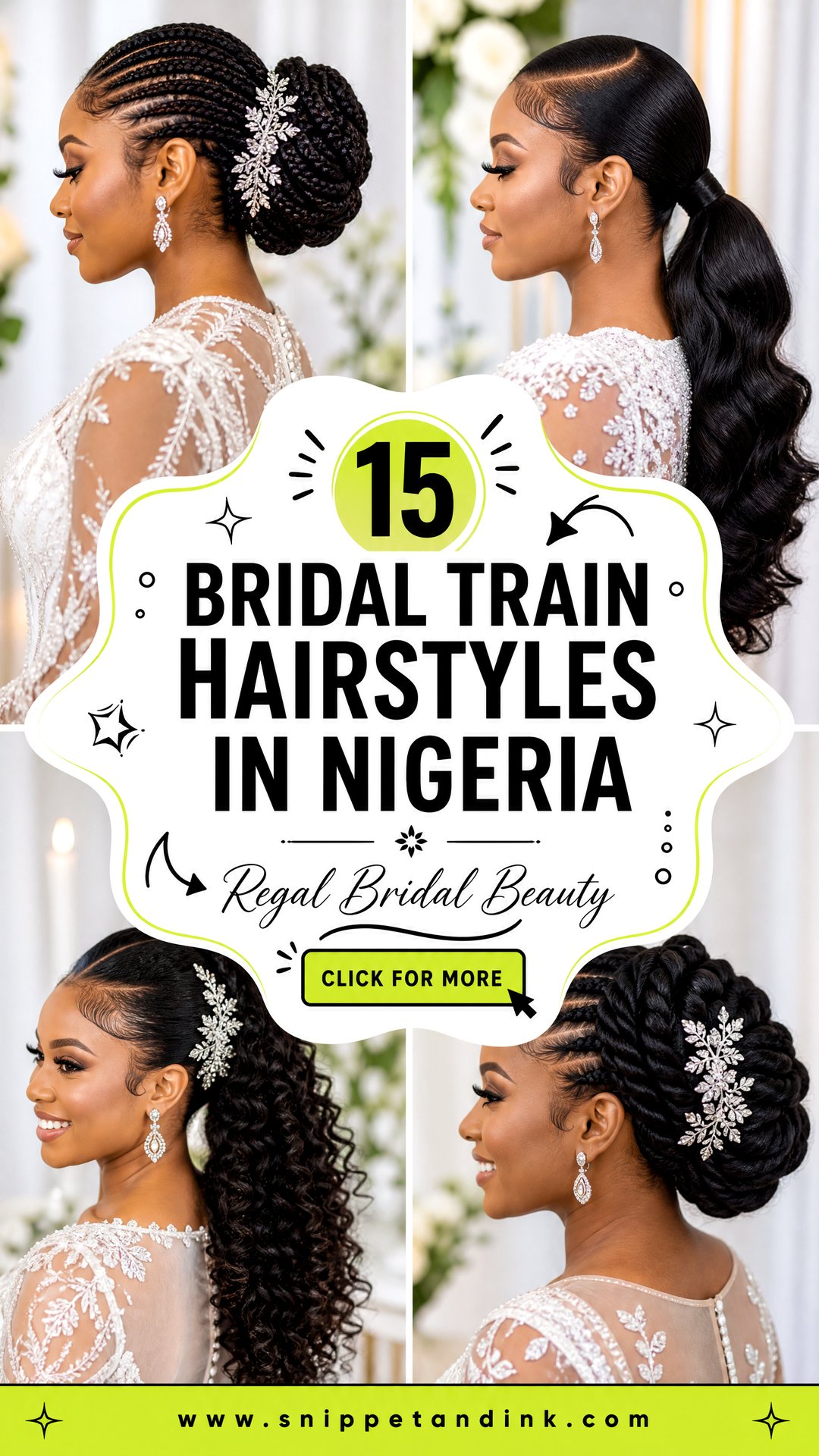 15 Bridal Train Hairstyles in Nigeria for Regal Brides - 15 Bridal Train Hairstyles in Nigeria for Regal Brides