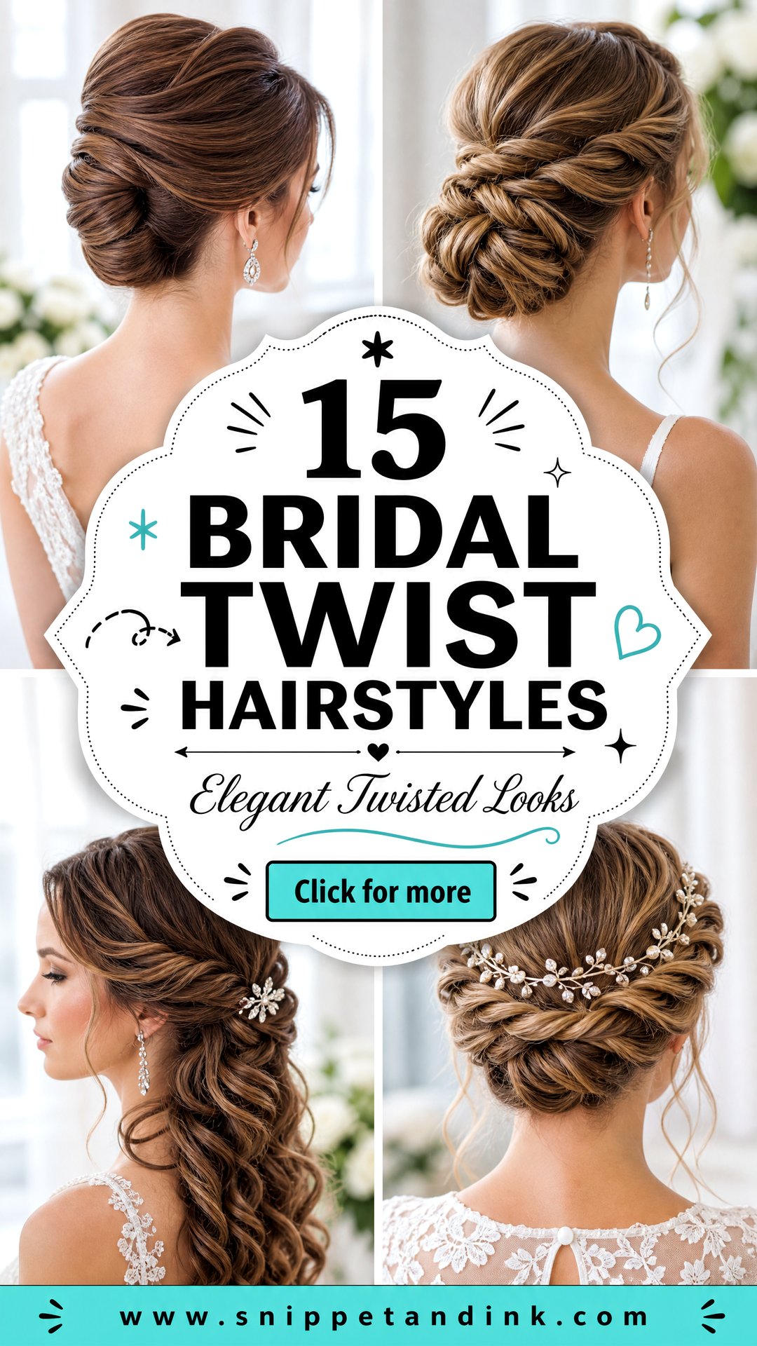 15 Bridal Twist Hairstyles for Elegant Wedding Looks - 15 Bridal Twist Hairstyles for Elegant Wedding Looks