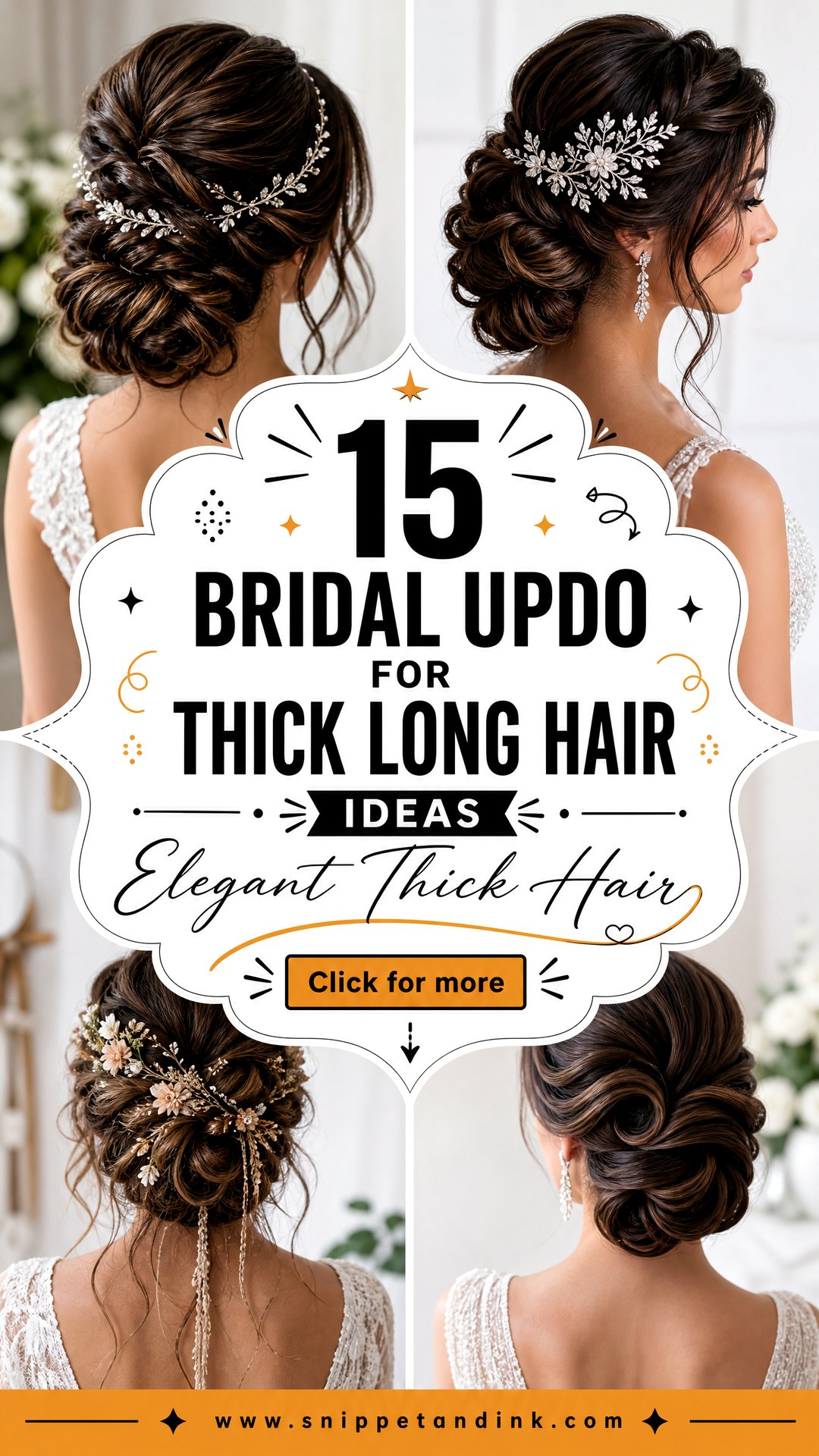 15 Bridal Updo for Thick Long Hair Ideas That Feel Elegant - 15 Bridal Updo for Thick Long Hair Ideas That Feel Elegant