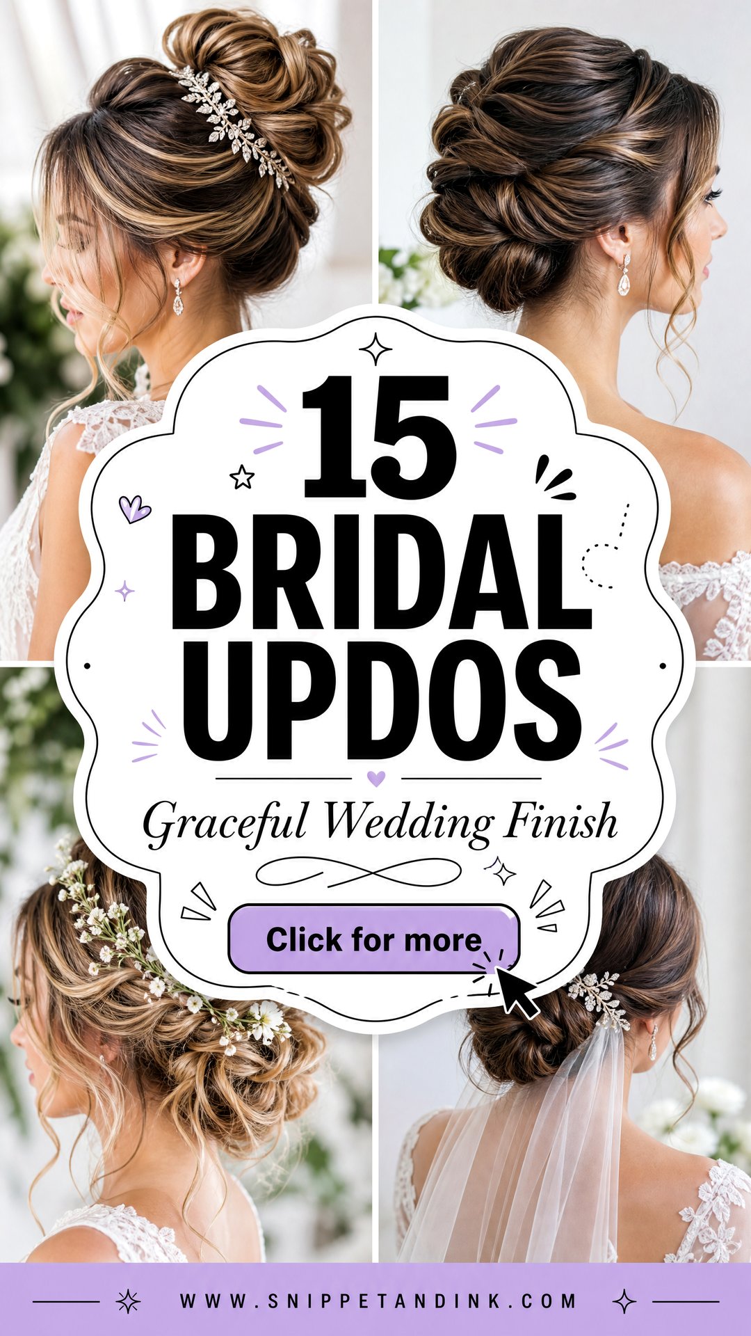 15 Bridal Updos for a Graceful Picture-Perfect Wedding - 15 Bridal Updos for a Graceful, Picture-Perfect Wedding