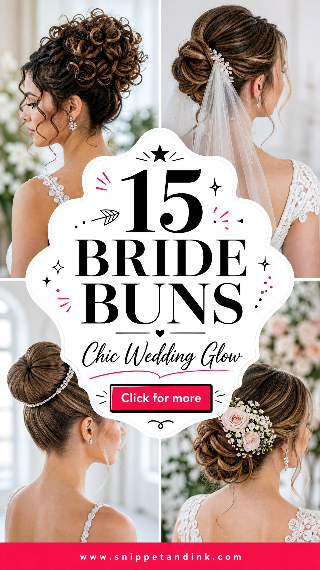 15 Bride Buns for a Chic Timeless Wedding Day Style Guide - 15 Bride Buns for a Chic, Timeless Wedding Day Style Guide