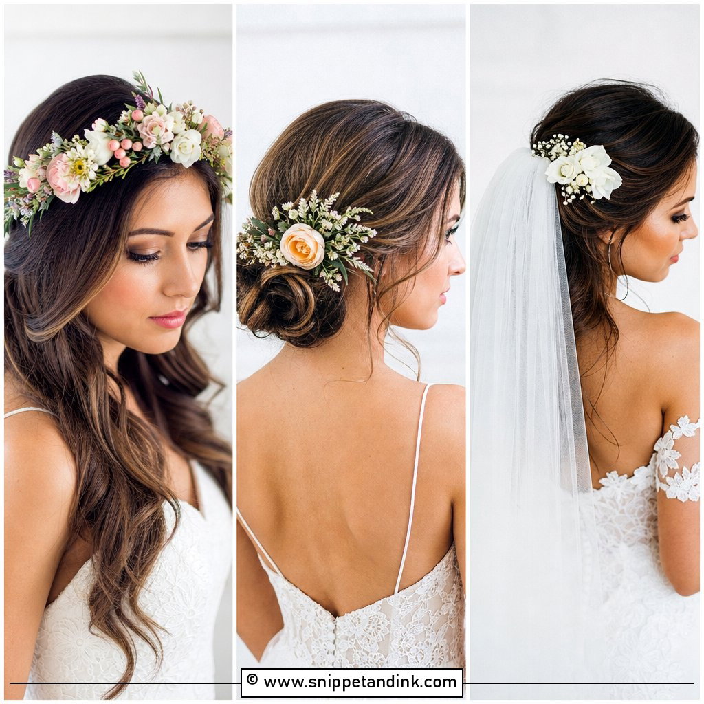 15 Bride Flowers in Hair Ideas for a Fresh Bridal Look