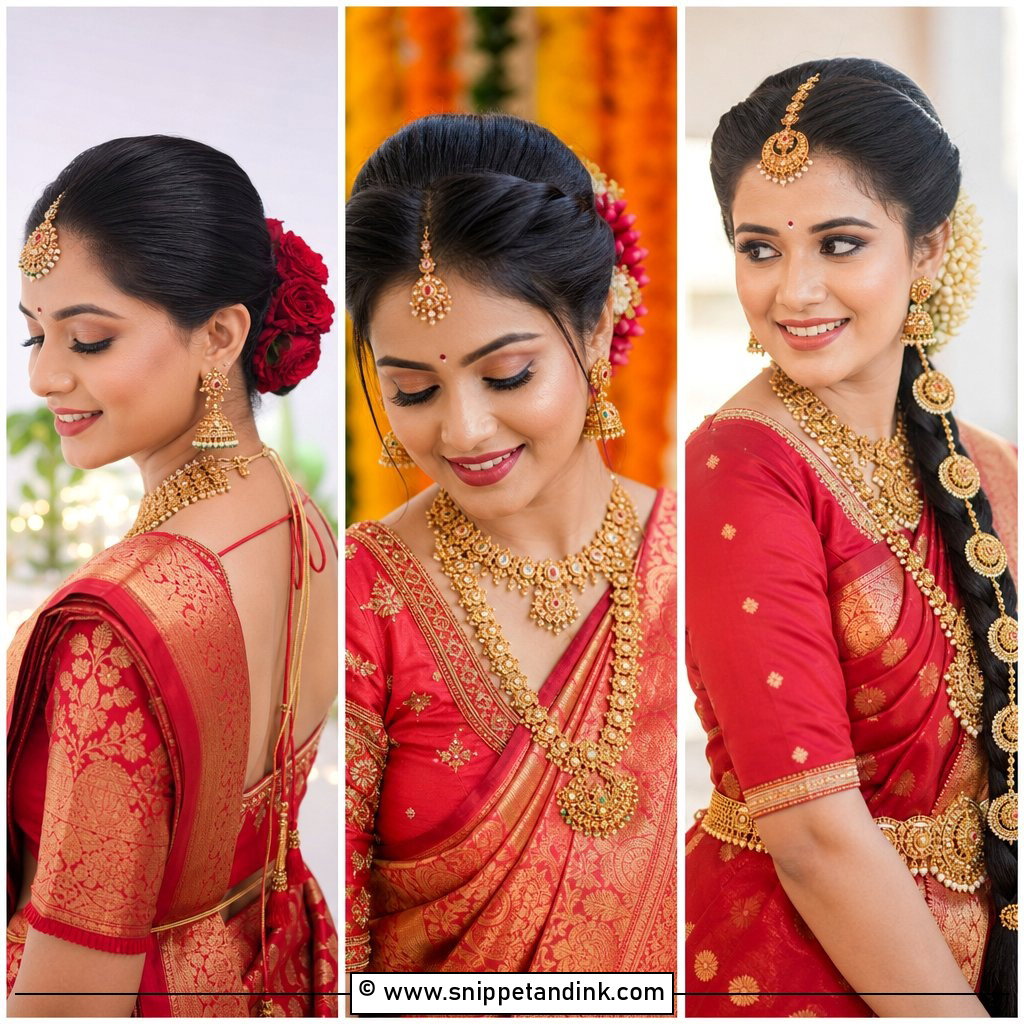 15 Bride Front Hairstyles Indian Wedding Looks to Inspire