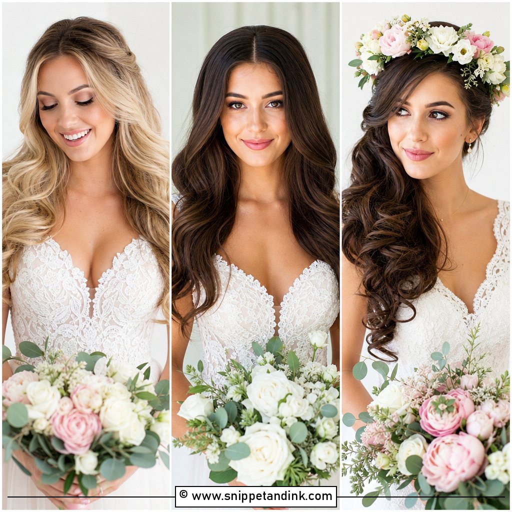 15 Bride Hair Down Hairstyles for Effortless Bridal Beauty