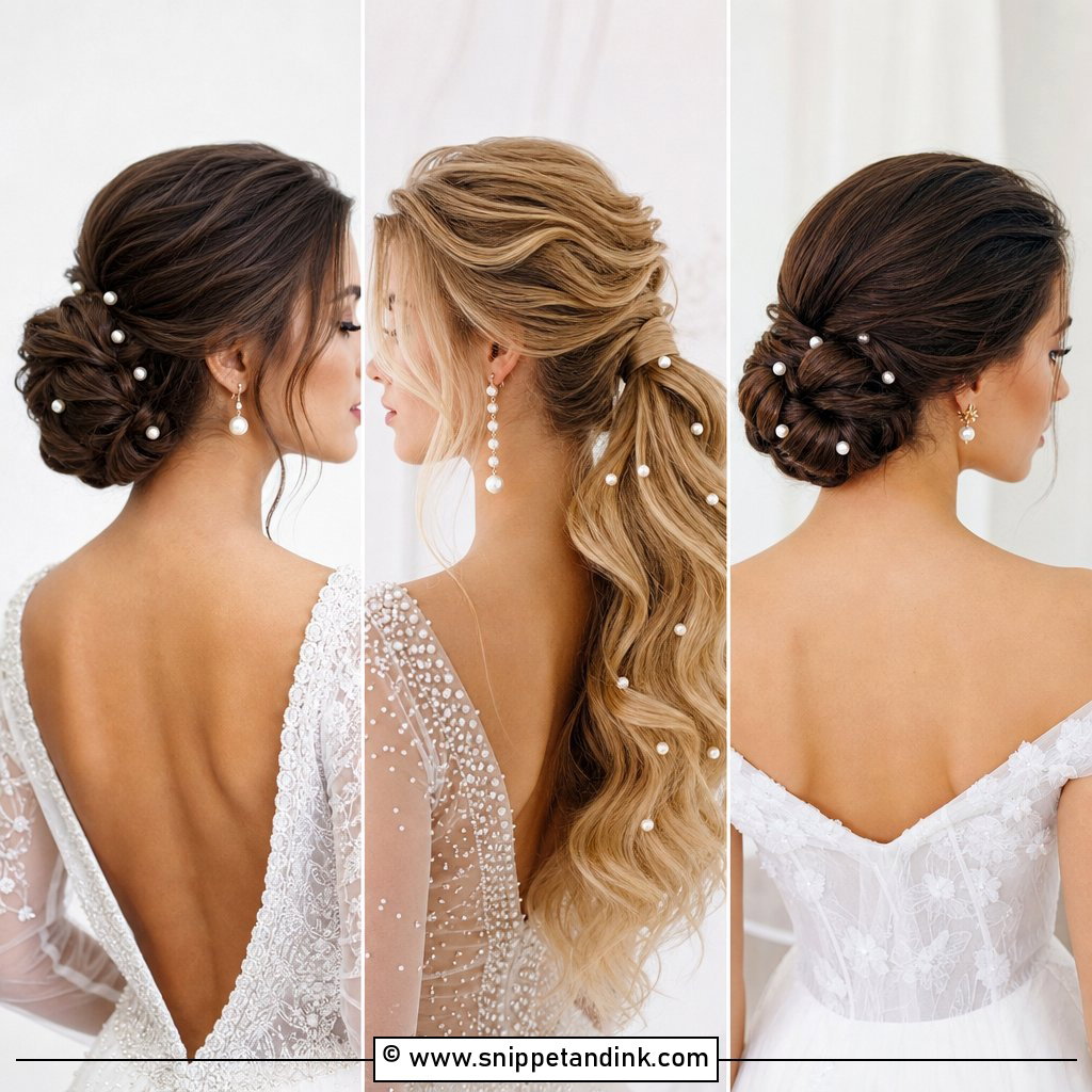 15 Bride Hair Pearls for a Soft Timeless Wedding Glow
