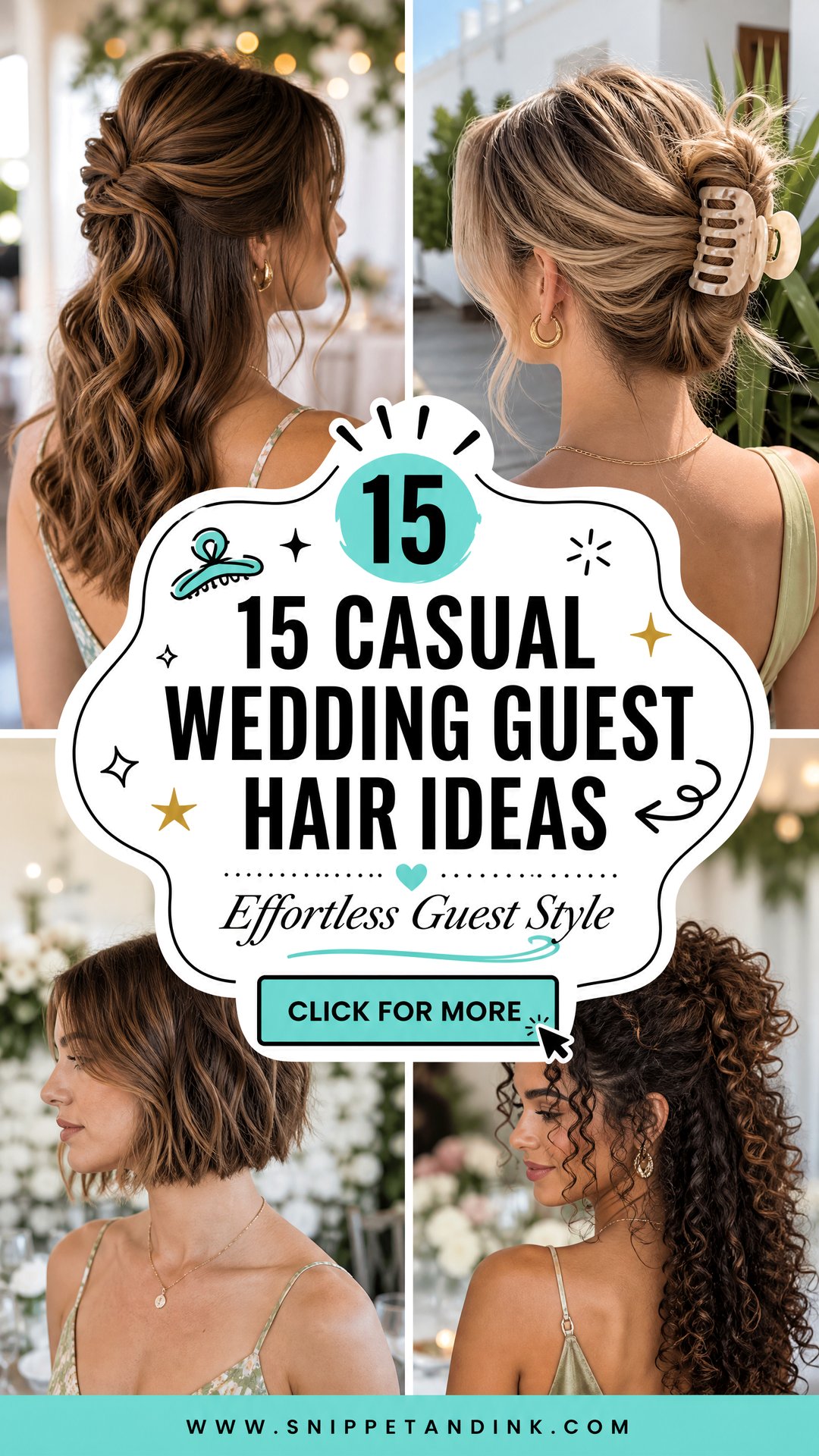 15 Casual Wedding Guest Hair Ideas for Effortless Style - 15 Casual Wedding Guest Hair Ideas for Effortless Style