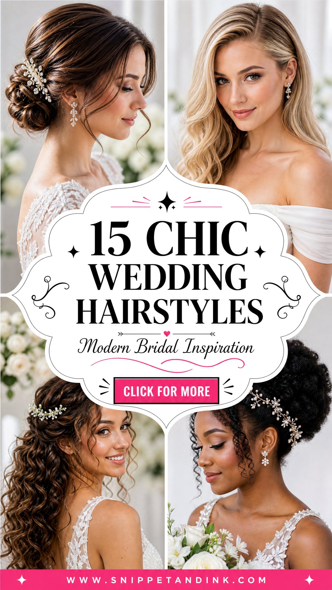 15 Chic Wedding Hairstyles for Modern Bridal Inspiration - 15 Chic Wedding Hairstyles for Modern Bridal Inspiration