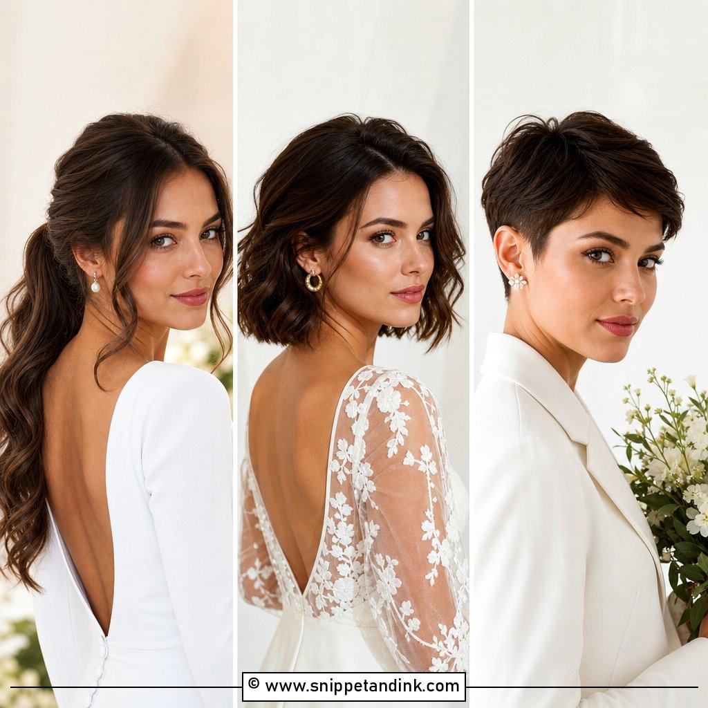 15 Civil Wedding Hairstyle Brides for Chic Courthouse Vows