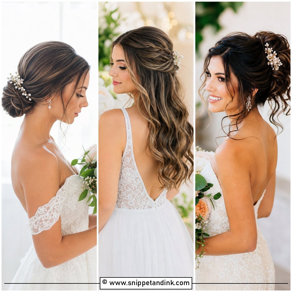 15 Classy Bride Hair Ideas for Elegant Wedding-Day Style