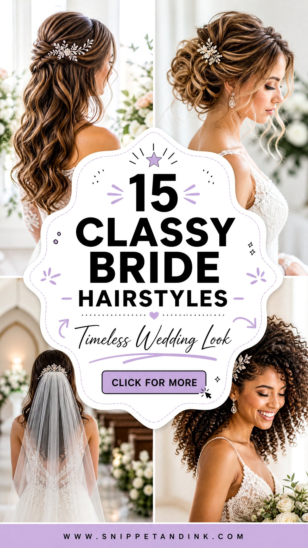15 Classy Bride Hairstyles for a Timeless Wedding Look - 15 Classy Bride Hairstyles for a Timeless Wedding Look