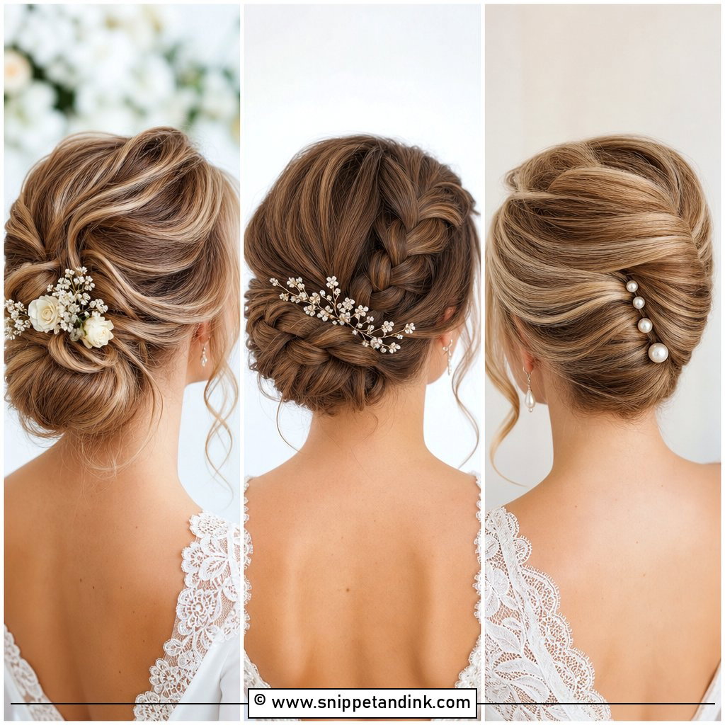 15 Classy Wedding Updo Ideas for Timeless Brides
