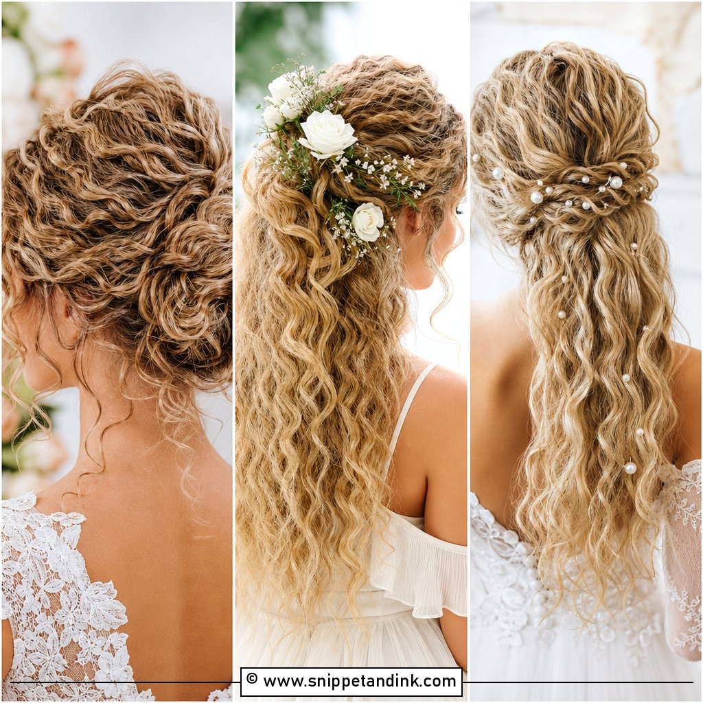 15 Crimped Wedding Hairstyles for Modern Bridal Texture