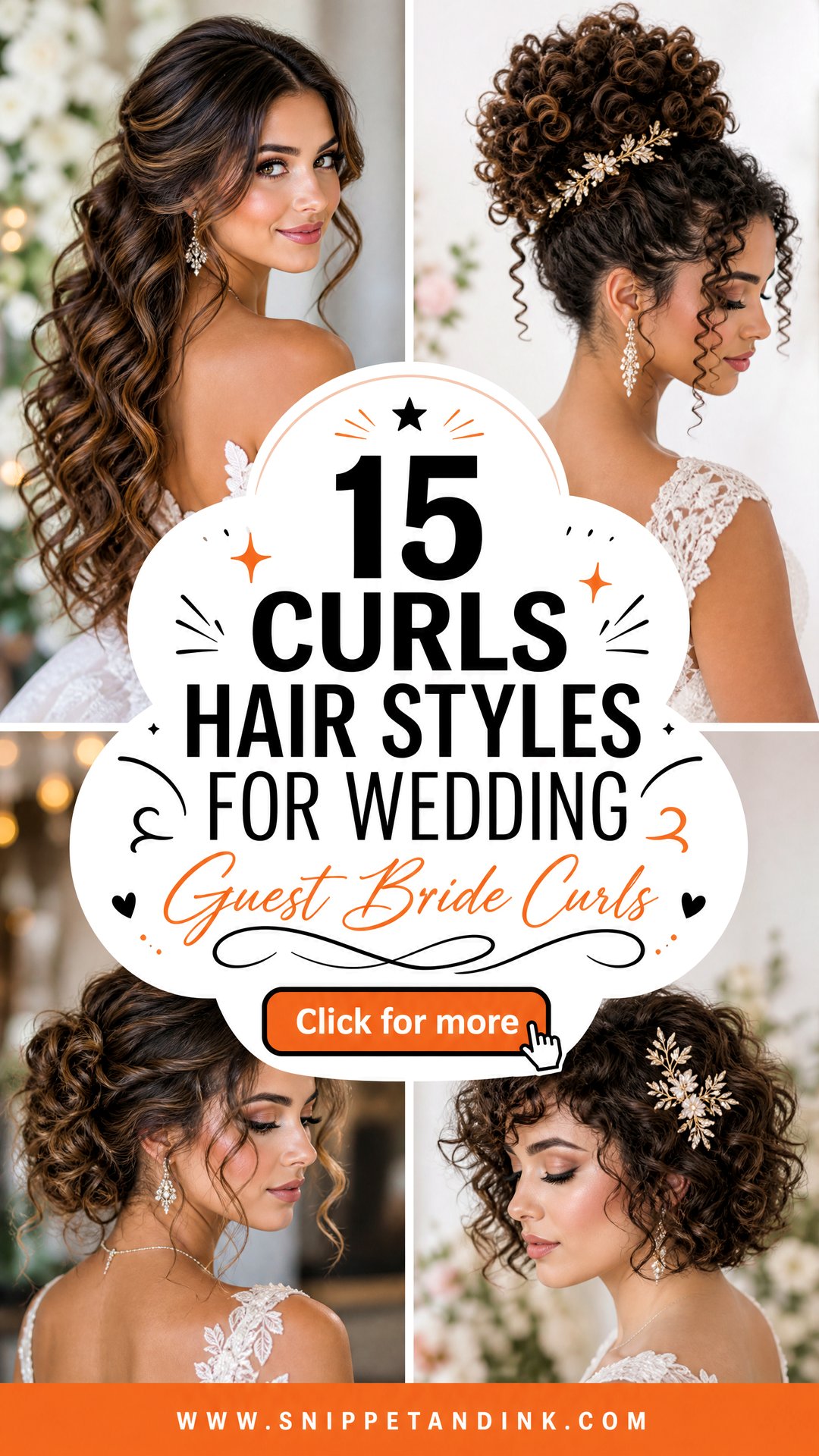 15 Curls Hair Styles for Wedding Guests and Brides - 15 Curls Hair Styles for Wedding Guests and Brides