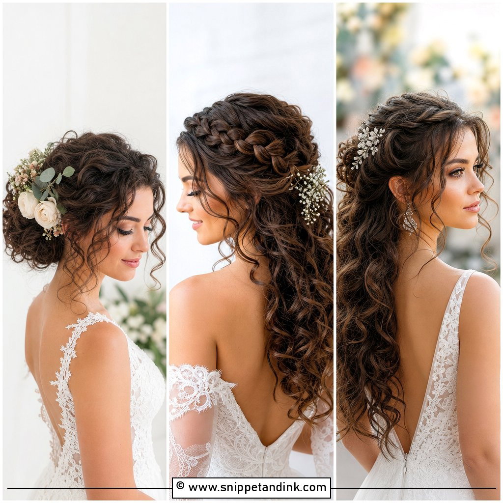 15 Curly Girl Wedding Hairstyles for Dreamy Brides
