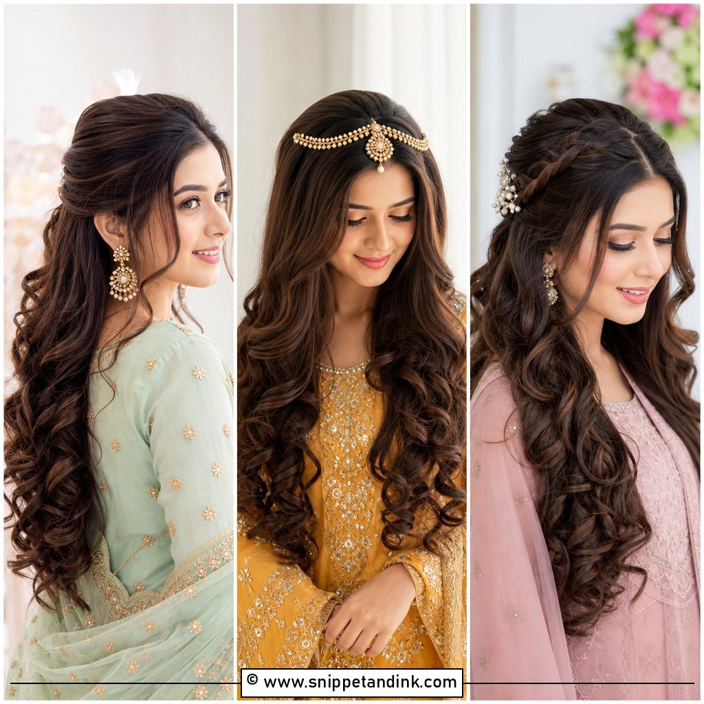 15 Curly Open Hairstyles Indian Wedding Brides Love