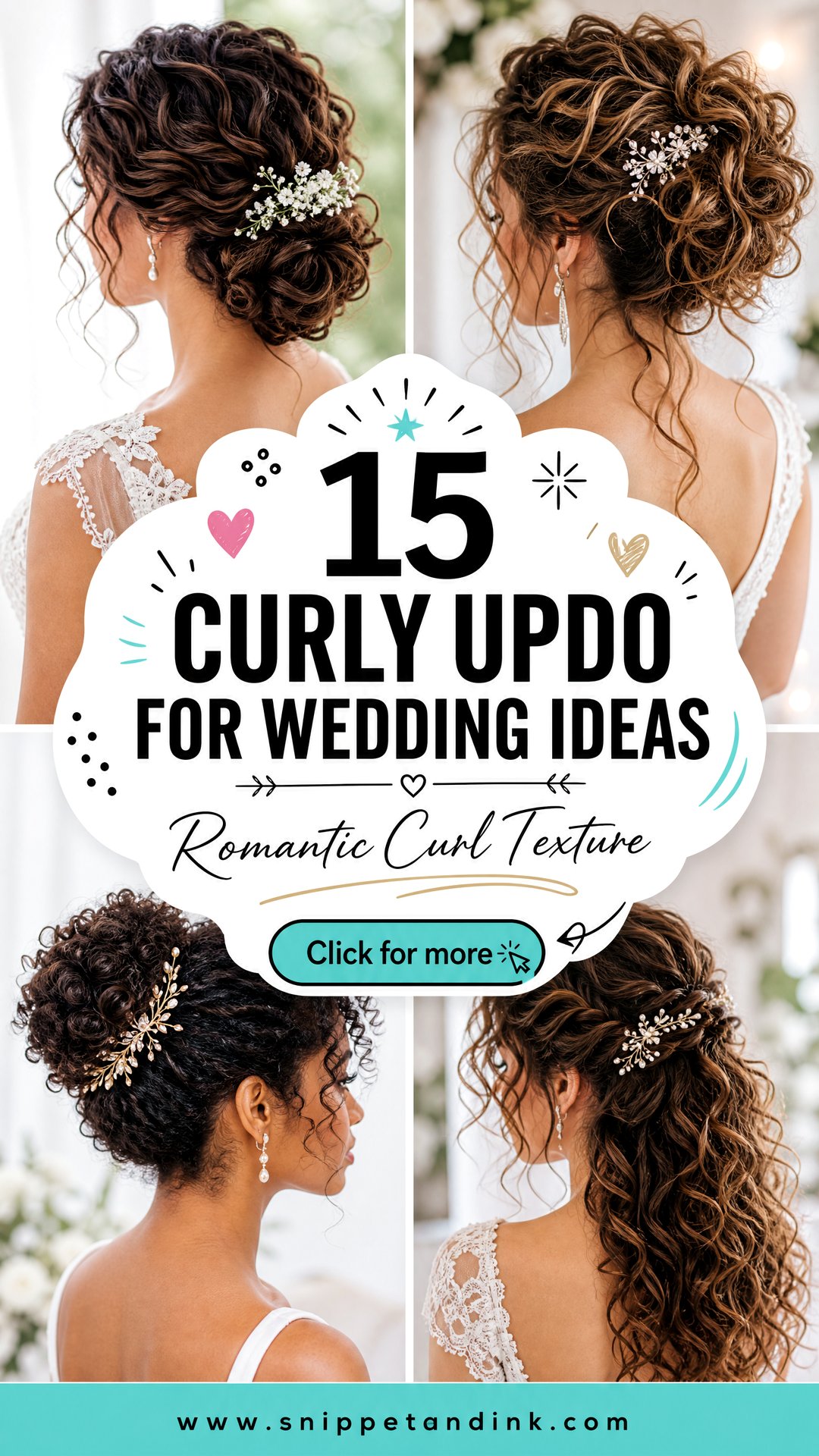 15 Curly Updo for Wedding Ideas for Romantic Texture - 15 Curly Updo for Wedding Ideas for Romantic Texture