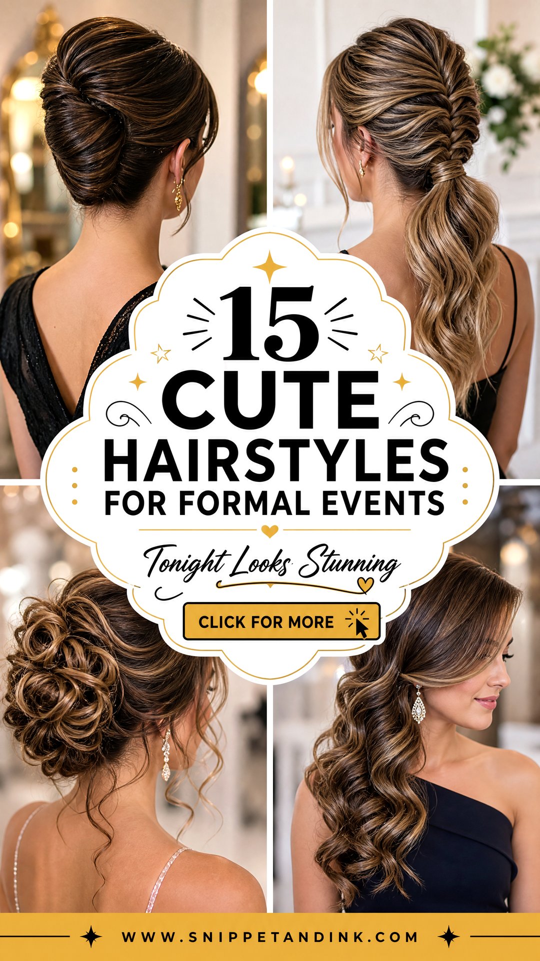 15 Cute Hairstyles for Formal Events to Try Tonight - 15 Cute Hairstyles for Formal Events to Try Tonight