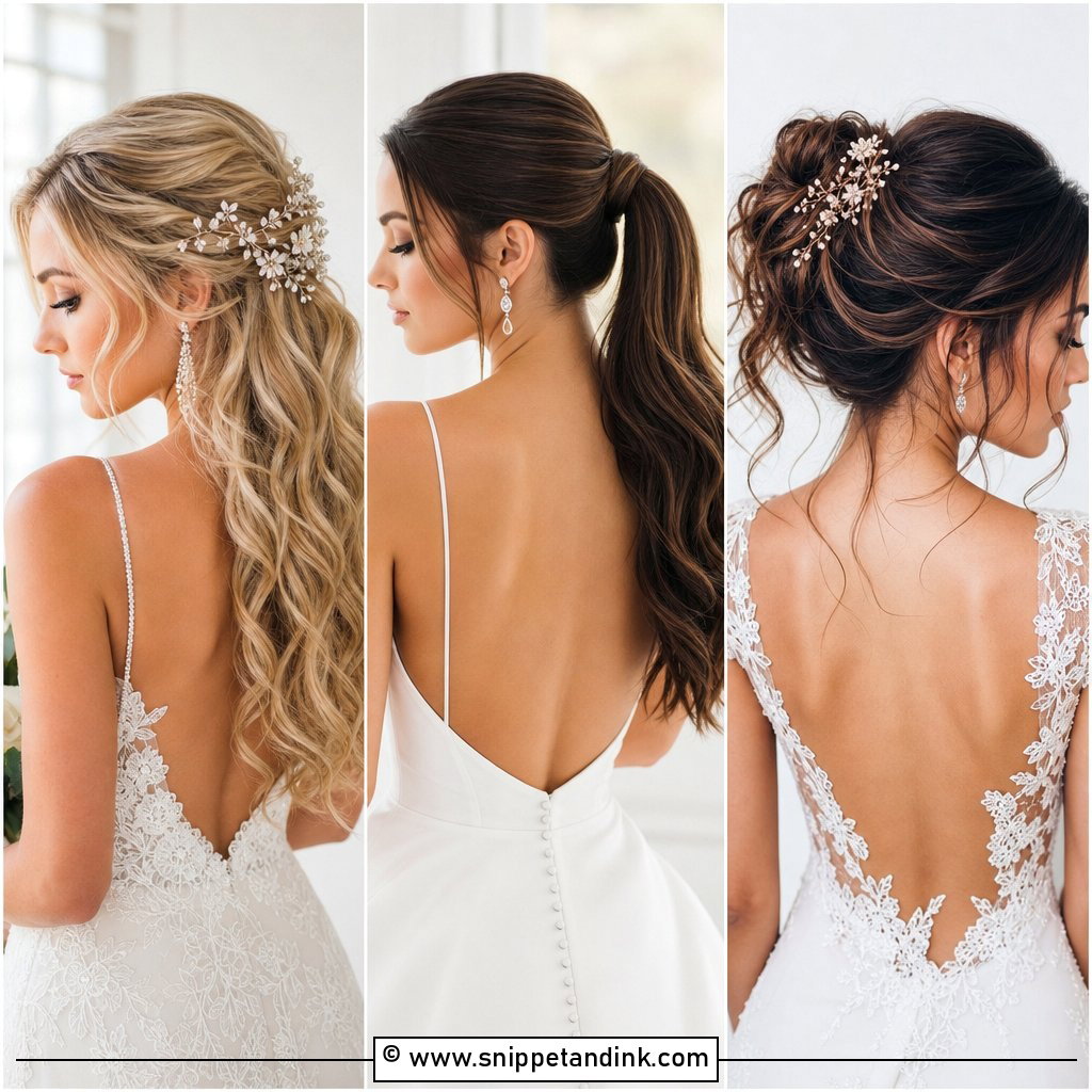 15 Cute Simple Wedding Hairstyles for Effortless Beauty