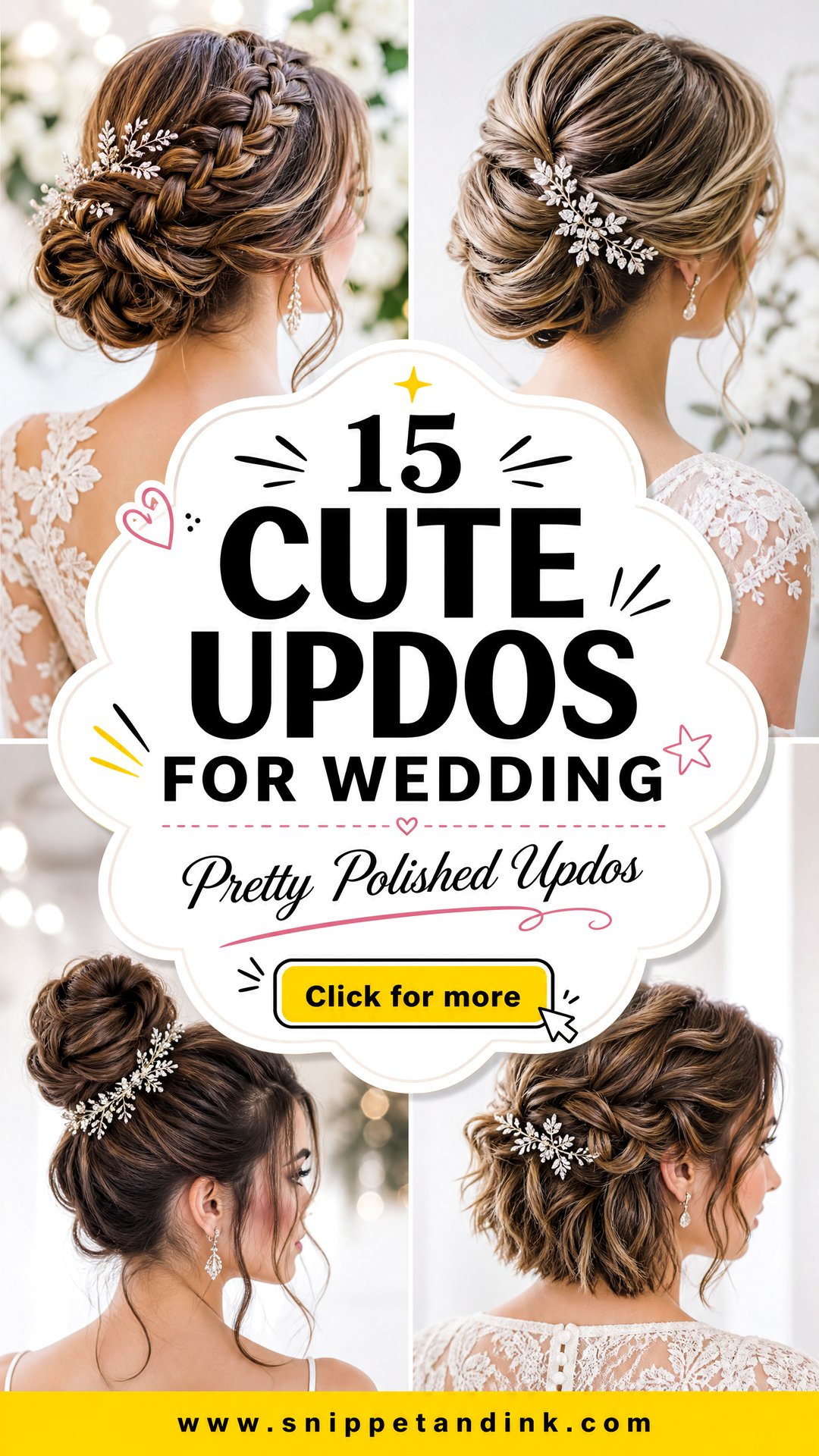 15 Cute Updos for Wedding Guests and Bridesmaids - 15 Cute Updos for Wedding Guests and Bridesmaids